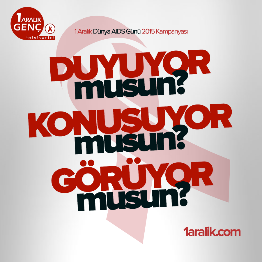 Gençler 42 Şehirde HIV/AIDS İçin Sokağa Çıkıyor!